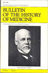 BULLETIN OF THE HISTORY OF MEDICINE雜志封面